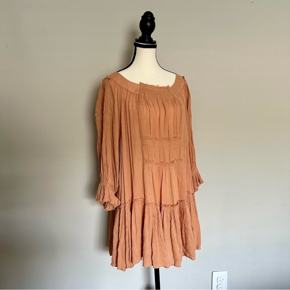 *FREE PEOPLE* Peach See Ya There - Picture 2 of 8